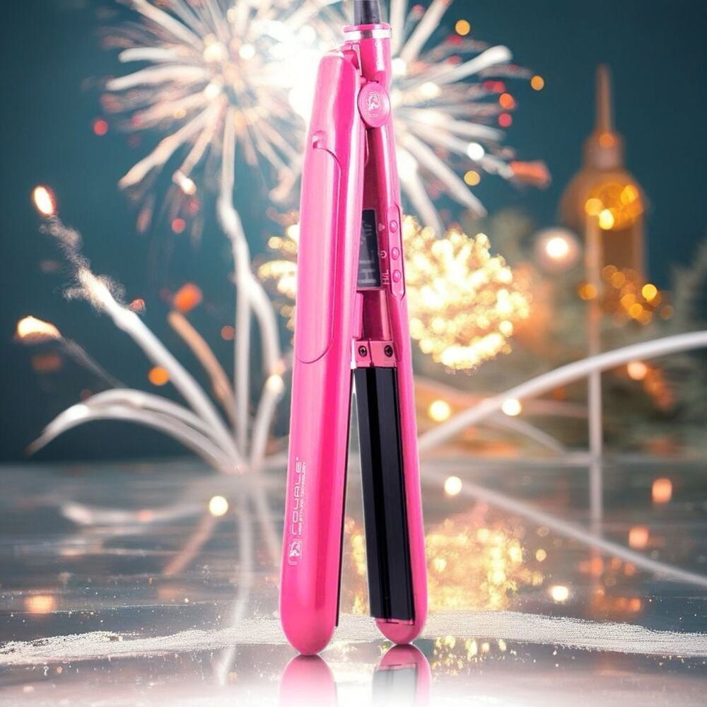 Ceramic Tourmaline Vapor Styling Flat Iron with Argan Infusion